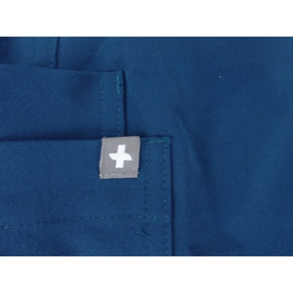 FIGS Axim Cargo Scrub Pants Mens Medium Blue Technical Collection T2001 Workwear